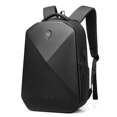エヴァUSBのラップトップの堅い貝防水ビジネス バックパック22L