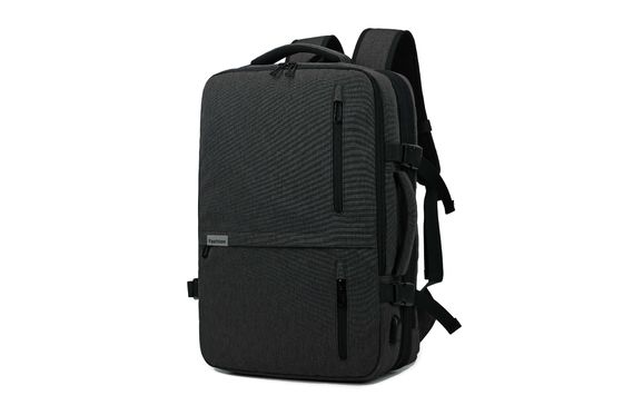 ジッパーの閉鎖が付いている黒い実業家の管理のバックパック